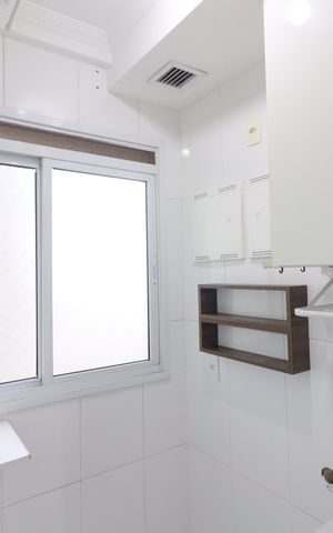 Apartamento à venda com 60m², 2 quartos e 1 vagaCozinha e Área de Serviço
