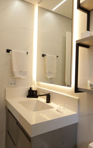 Apartamento à venda com 125m², 3 quartos e 2 vagasBanheiro da Suíte 1
