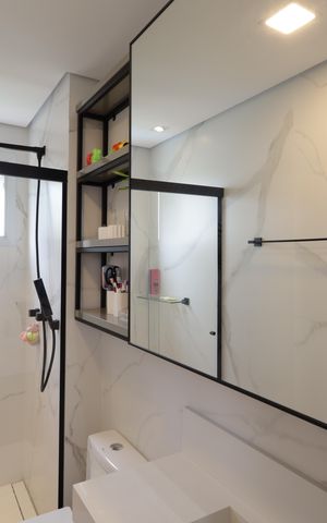 Apartamento à venda com 125m², 3 quartos e 2 vagasBanheiro da Suíte 2