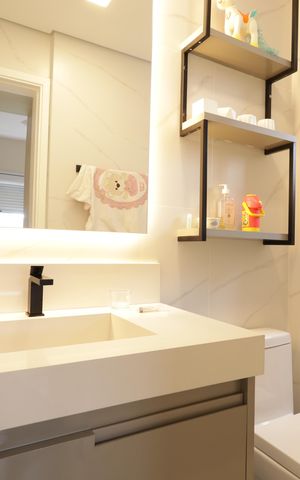 Apartamento à venda com 125m², 3 quartos e 2 vagasBanheiro da Suíte 1