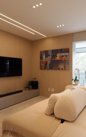 Apartamento à venda com 125m², 3 quartos e 2 vagasSala