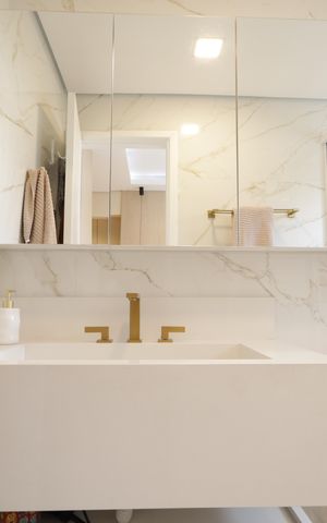Apartamento à venda com 125m², 3 quartos e 2 vagasBanheiro da Suíte 3