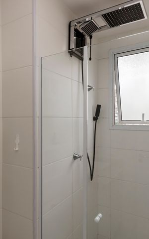 Apartamento para alugar com 30m², 1 quarto e sem vaga Apartamento para alugar com 30m², 1 quarto e sem vagaBanheiro da Suíte