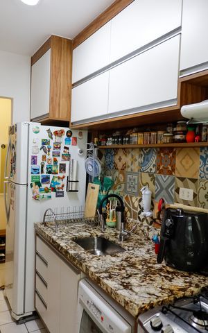 Apartamento à venda com 64m², 3 quartos e 1 vaga Apartamento à venda com 64m², 3 quartos e 1 vagacozinha