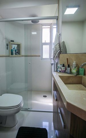 Apartamento à venda com 70m², 2 quartos e 1 vagaBanheiro 1