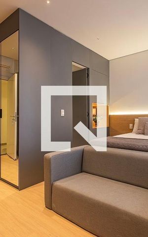 Studio para alugar com 28m², 1 quarto e sem vaga