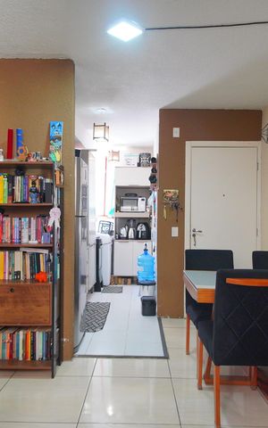 Apartamento à venda com 43m², 2 quartos e 1 vagaSala