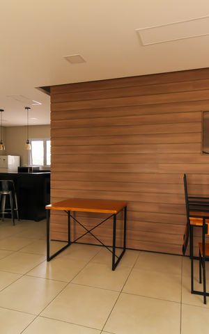 Apartamento à venda com 38m², 1 quarto e 1 vaga Apartamento à venda com 38m², 1 quarto e 1 vagaÁrea comum - Salão de festas