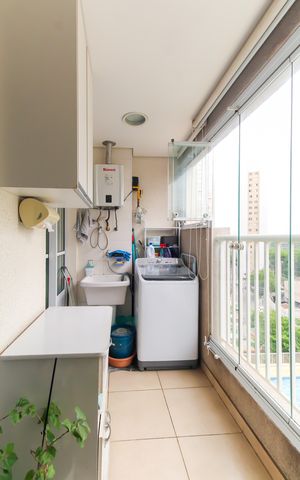 Apartamento à venda com 38m², 1 quarto e 1 vaga Apartamento à venda com 38m², 1 quarto e 1 vagaVaranda