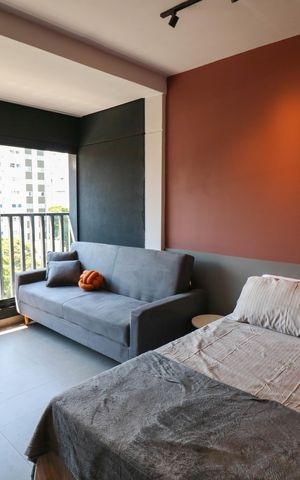 Studio para alugar com 24m², 1 quarto e sem vaga Studio para alugar com 24m², 1 quarto e sem vagaStudio