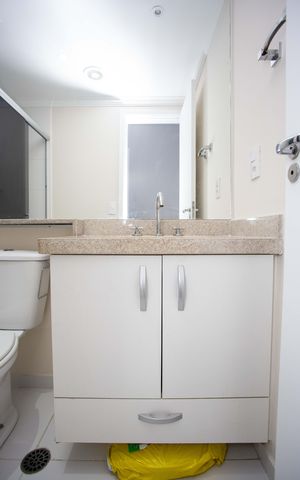 Apartamento à venda com 65m², 2 quartos e 1 vagaBanheiro Social