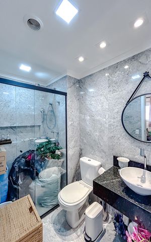 Apartamento à venda com 66m², 3 quartos e 1 vagaBanheiro
