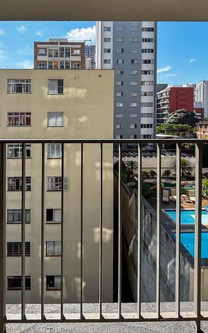 Studio para alugar com 31m², 1 quarto e sem vaga Studio para alugar com 31m², 1 quarto e sem vagaVista da Varanda do Studio