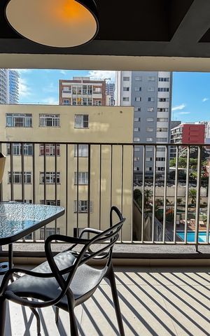 Studio para alugar com 31m², 1 quarto e sem vaga Studio para alugar com 31m², 1 quarto e sem vagaVaranda do Studio