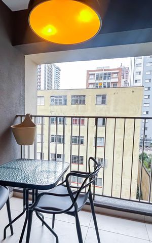Studio à venda com 31m², 1 quarto e sem vaga Studio à venda com 31m², 1 quarto e sem vagaVaranda