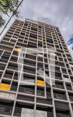 Studio para alugar com 31m², 1 quarto e sem vaga Studio para alugar com 31m², 1 quarto e sem vagaFachada