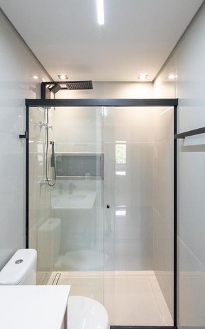 Studio para alugar com 29m², 1 quarto e sem vaga Studio para alugar com 29m², 1 quarto e sem vagaBanheiro Social