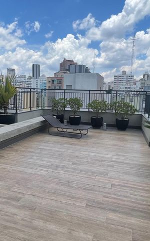 Apartamento à venda com 24m², 1 quarto e sem vaga