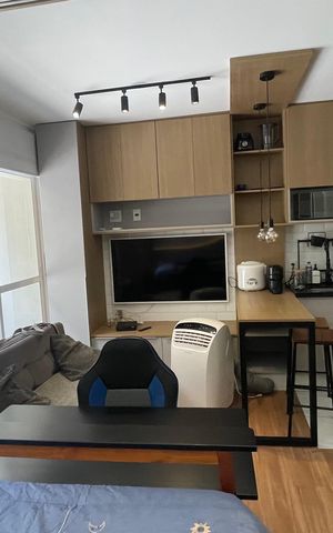 Apartamento à venda com 24m², 1 quarto e sem vaga