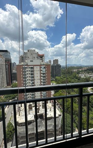 Apartamento para alugar com 41m², 1 quarto e 1 vaga Apartamento para alugar com 41m², 1 quarto e 1 vagaVaranda