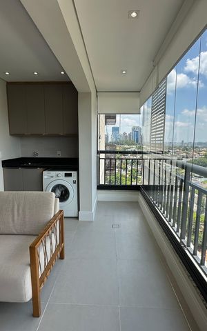 Apartamento para alugar com 41m², 1 quarto e 1 vaga Apartamento para alugar com 41m², 1 quarto e 1 vagaVaranda