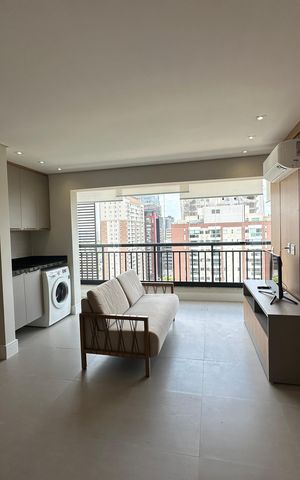 Apartamento para alugar com 41m², 1 quarto e 1 vaga Apartamento para alugar com 41m², 1 quarto e 1 vagaSala