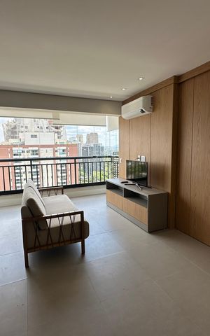 Apartamento para alugar com 41m², 1 quarto e 1 vaga Apartamento para alugar com 41m², 1 quarto e 1 vagaSala