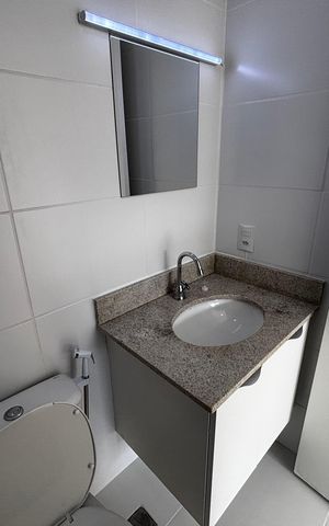 Apartamento à venda com 65m², 2 quartos e 1 vaga Apartamento à venda com 65m², 2 quartos e 1 vagaBanheiro da Suíte