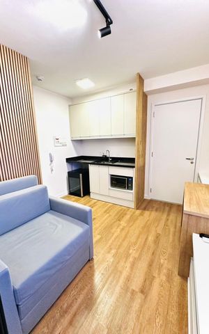 Studio à venda com 25m², 1 quarto e sem vaga Studio à venda com 25m², 1 quarto e sem vagaSala