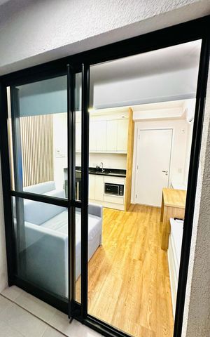 Studio à venda com 25m², 1 quarto e sem vaga Studio à venda com 25m², 1 quarto e sem vagaVaranda