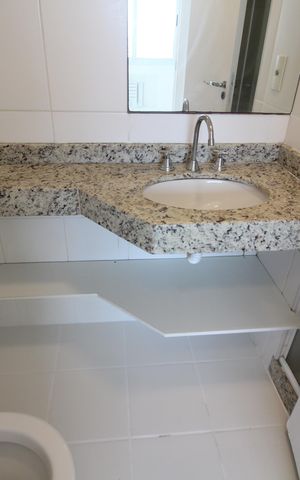 Apartamento para alugar com 60m², 3 quartos e 1 vagaBanheiro Social