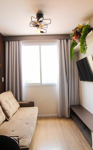 Apartamento à venda com 34m², 2 quartos e sem vaga Apartamento à venda com 34m², 2 quartos e sem vagaSala/Cozinha