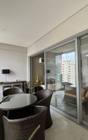 Studio para alugar com 45m², 1 quarto e 1 vaga Studio para alugar com 45m², 1 quarto e 1 vagaVaranda