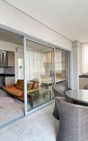 Studio para alugar com 45m², 1 quarto e 1 vaga Studio para alugar com 45m², 1 quarto e 1 vagaVaranda