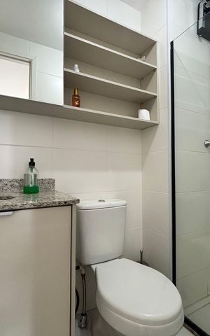 Apartamento à venda com 42m², 2 quartos e sem vaga Apartamento à venda com 42m², 2 quartos e sem vagaBanheiro
