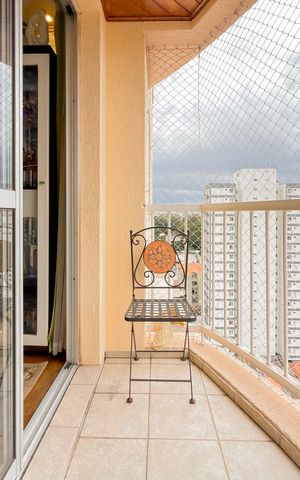 Apartamento à venda com 78m², 3 quartos e 2 vagasVaranda da Sala