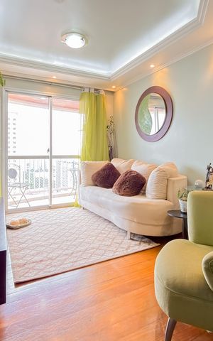 Apartamento à venda com 78m², 3 quartos e 2 vagasSala