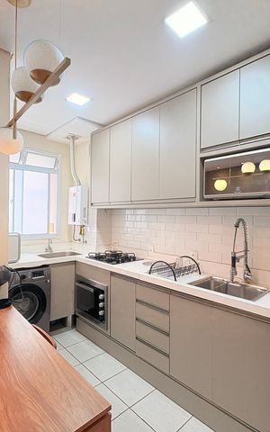 Apartamento à venda com 47m², 1 quarto e 1 vagaCozinha