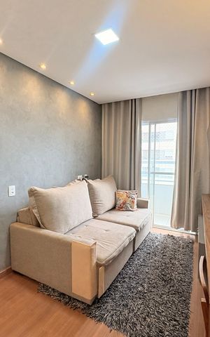 Apartamento à venda com 47m², 1 quarto e 1 vagaSala