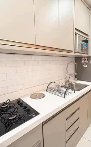 Apartamento à venda com 47m², 1 quarto e 1 vagaCozinha