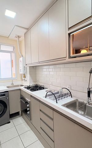Apartamento à venda com 47m², 1 quarto e 1 vagaCozinha