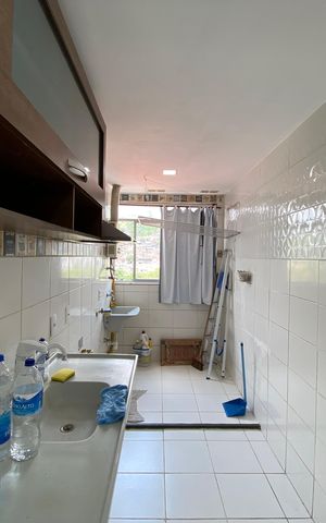 Apartamento à venda com 55m², 2 quartos e sem vagaCozinha e Área de Serviço