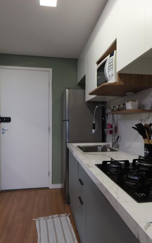 Apartamento à venda com 37m², 2 quartos e sem vagaCozinha