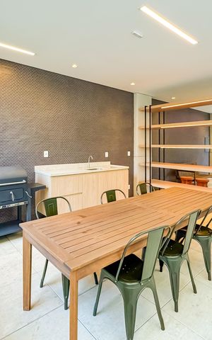 Apartamento à venda com 53m², 2 quartos e 1 vagaChurrasqueira