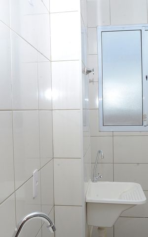 Apartamento para alugar com 41m², 2 quartos e 1 vagaDetalhe da area de serviço