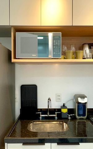 Studio à venda com 23m², 1 quarto e sem vaga Studio à venda com 23m², 1 quarto e sem vagaCozinha