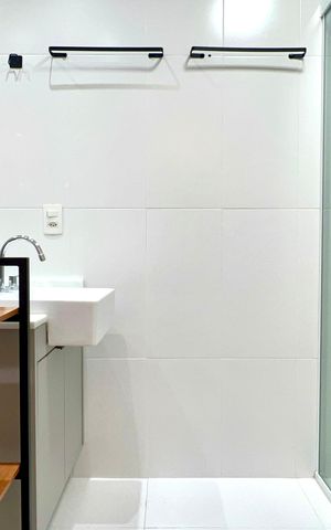Studio à venda com 23m², 1 quarto e sem vaga Studio à venda com 23m², 1 quarto e sem vagaBanheiro