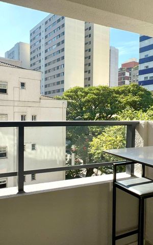 Studio à venda com 23m², 1 quarto e sem vaga Studio à venda com 23m², 1 quarto e sem vagaVaranda