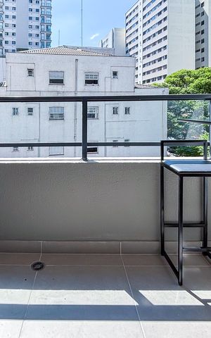 Studio à venda com 23m², 1 quarto e sem vagaVaranda do Studio