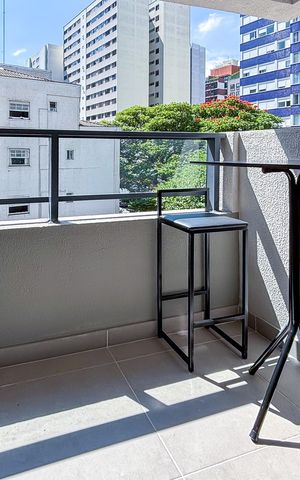 Studio à venda com 23m², 1 quarto e sem vagaVaranda do Studio